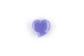 Heart Shaped Shank, Lilac 11 mm